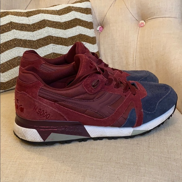 Diadora N. 9000 suede Tennis Shoes - Picture 4 of 6